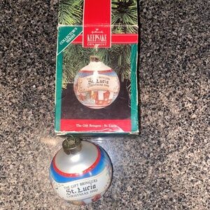 Hallmark Keepsake St Lucia 1990 Ornament